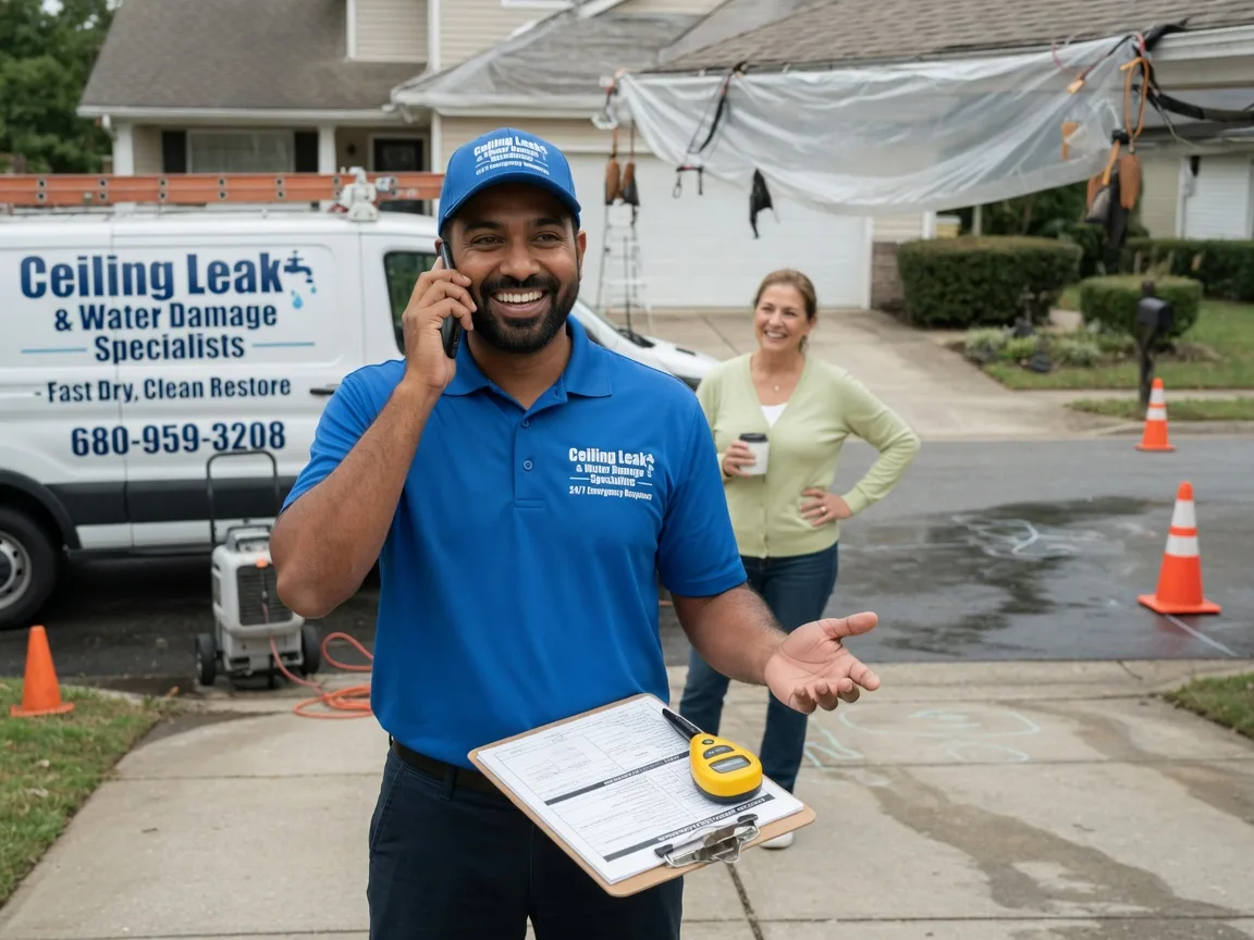 Ceiling Leak Cleanup Wallingford, IA FAQs